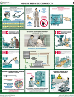 Комплект плакатов "Безопасность работ на металлообрабатывающих станках" - fgospostavki.ru - Апрелевка