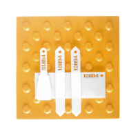 Комплект для нанесения клея: зубчатый шпатель, шпательная лопатка, расшивка (2 штуки) - fgospostavki.ru - Апрелевка