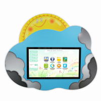 Профессиональный сенсорный настенный игровой комплекс "Говорящее облачко" - fgospostavki.ru - Апрелевка