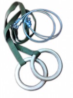 Кольца гимнастические с тросом (2 метра) - fgospostavki.ru - Апрелевка