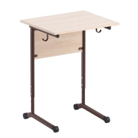 Стол ученический одноместный. Регулируемый по высоте - fgospostavki.ru - Апрелевка