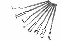 Комплект "Массажные логопедические зонды хромированные с толстыми ручками Новикова Е.В" (8 штук) - fgospostavki.ru - Апрелевка