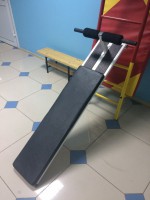 Доска для пресса навесная на шведскую стенку с двумя валиками (длина 1,5 метра) - fgospostavki.ru - Апрелевка