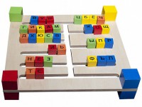 Фронтальное наглядное игровое пособие "Двухсторонний русский алфавит" - fgospostavki.ru - Апрелевка