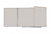 Доска магнитно-маркерная настенная трехэлементная белая полимерная (3000*1000) - fgospostavki.ru - Апрелевка