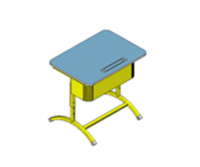 Стол ученический "Асташка -1" одноместный регулируемый - fgospostavki.ru - Апрелевка