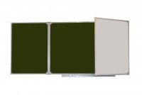 Доска аудиторная трехэлементная магнитная комбинированная эмалированная (3000*1000) - fgospostavki.ru - Апрелевка