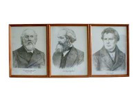 Портреты выдающихся физиков (деревянная рамка, под стеклом) - fgospostavki.ru - Апрелевка