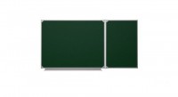 Меловая доска аудиторная двухэлементная магнитная зеленая полимерная (2250*1000) - fgospostavki.ru - Апрелевка