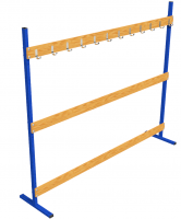 Стеллаж для лыж на 12 пар - fgospostavki.ru - Апрелевка