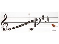 Настольное мягкое магнитно-маркерное поле с нотным станом - fgospostavki.ru - Апрелевка