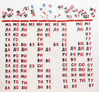 Набор магнитных карточек "Слоговый домик" - fgospostavki.ru - Апрелевка