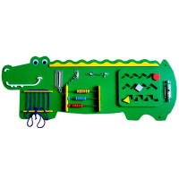 Бизиборд «Зелёный крокодильчик» - fgospostavki.ru - Апрелевка