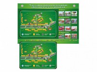 Электрифицированный стенд-тренажер "План-схема района расположения образовательного учреждения" - fgospostavki.ru - Апрелевка