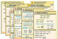 Комплект таблиц по всему курсу "Алгебра и начала анализа" (50 таблиц, А1, полноцветные, ламинированные) - fgospostavki.ru - Апрелевка
