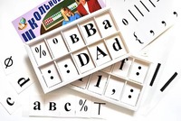 Набор цифр, букв, знаков с магнитным креплением (ламинированный) - fgospostavki.ru - Апрелевка