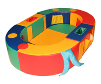 Манеж овальный 150х100х30 сантиметров - fgospostavki.ru - Апрелевка