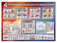 Стенд-уголок "Правила безопасности школьника" - fgospostavki.ru - Апрелевка