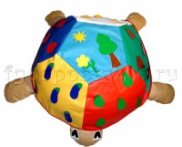 Дидактический чехол к черепахе «Весёлый огород» Д=100 см - fgospostavki.ru - Апрелевка