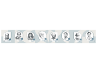 Стенд-лента "Выдающиеся ученые-биологи" - fgospostavki.ru - Апрелевка