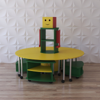 Модульный стеллаж "Весёлый робот" - fgospostavki.ru - Апрелевка