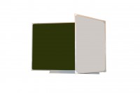 Доска аудиторная двухэлементная магнитная комбинированная эмалированная (2250*1000) - fgospostavki.ru - Апрелевка