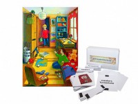Магнитно-маркерный ситуационный плакат "Детская комната" с набором магнитных карточек + методические рекомендации (иностранный язык) - fgospostavki.ru - Апрелевка