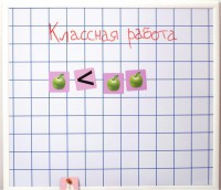 Магнитно-маркерная доска "Клетка" (86 см х 75 см) - fgospostavki.ru - Апрелевка