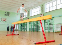 Бревно гимнастическое напольное постоянной высоты (700 мм) (5 м) - fgospostavki.ru - Апрелевка