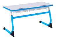 Парта SMARTY двухместная регулируемая по высоте с антивандальной кромкой - fgospostavki.ru - Апрелевка