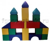 Мягкий модуль-конструктор "Городок" (20 элементов) - fgospostavki.ru - Апрелевка