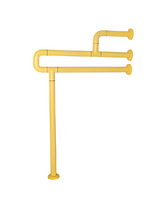 Поручень напольно-настенный с антибактериальным покрытием (желтый) - fgospostavki.ru - Апрелевка