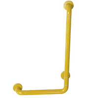 Поручень опорный L-образный вертикальный (желтый) - fgospostavki.ru - Апрелевка