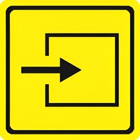 Тактильный знак (вход в помещение) 150х150 - fgospostavki.ru - Апрелевка