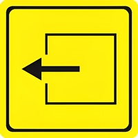 Тактильный знак (выход из помещения) 150х150 - fgospostavki.ru - Апрелевка