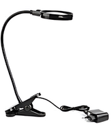 Лупа настольная на прищепке с подсветкой (5х) - fgospostavki.ru - Апрелевка