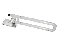 Поручень откидной с антибактериальным покрытием (белый) - fgospostavki.ru - Апрелевка