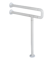 Поручень напольно-настенный с антибактериальным покрытием (белый) - fgospostavki.ru - Апрелевка