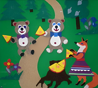 Пособие для слабовидящих детей - Театр-сказка "Два жадных медвежонка" - fgospostavki.ru - Апрелевка