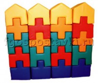 Мягкий модуль-конструктор "Строитель" (40 элементов) - fgospostavki.ru - Апрелевка