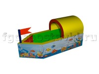 Сухой бассейн "Кораблик" с шелкографией - fgospostavki.ru - Апрелевка