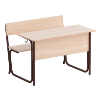 Парта (Место учебное) на круглой трубе - fgospostavki.ru - Апрелевка