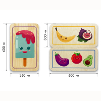 Набор стеновых панелей «Милая еда - Радуга вкуса» - fgospostavki.ru - Апрелевка