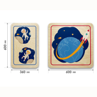 Набор стеновых панелей «Мы в Космосе - Первый полёт» - fgospostavki.ru - Апрелевка