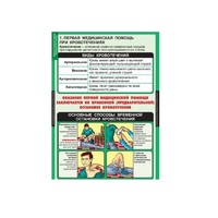 Комплект таблиц. ОБЖ. Правила оказания первой медицинской помощи - fgospostavki.ru - Апрелевка