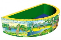 Сухой бассейн полукруглый с шелкографией - fgospostavki.ru - Апрелевка