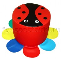 Пуфик "Божья коровка" ВИК - fgospostavki.ru - Апрелевка