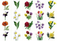 Комплект карточек "Запоминай, играй, считай" - Цветы - fgospostavki.ru - Апрелевка