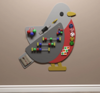 Бизиборд «Перелетный снегирь» - fgospostavki.ru - Апрелевка