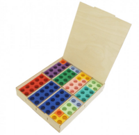 Нумирошка. Набор цветных пластиковых форм 80 шт. в коробке по методике Нумикон - fgospostavki.ru - Апрелевка